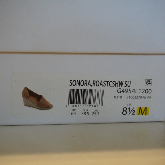 Vince Sonora Tan Suede Esparille Slip on Wedge - Picture 9 of 9